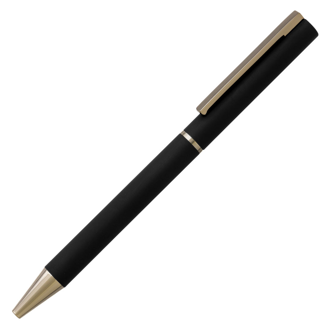 Metal ball pen with paper sleeve