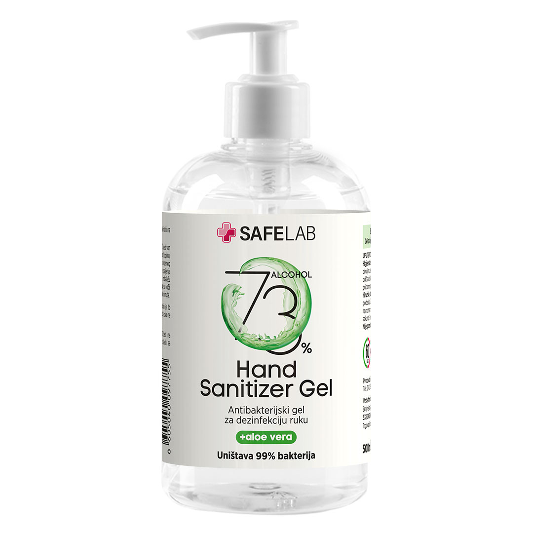 antibacterial gel for hand disinfection, 500 ml