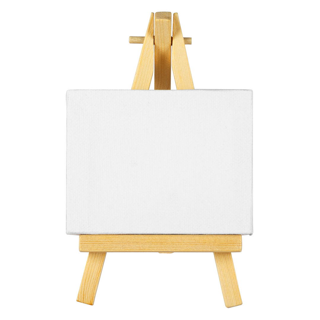 Mini easel and canvas