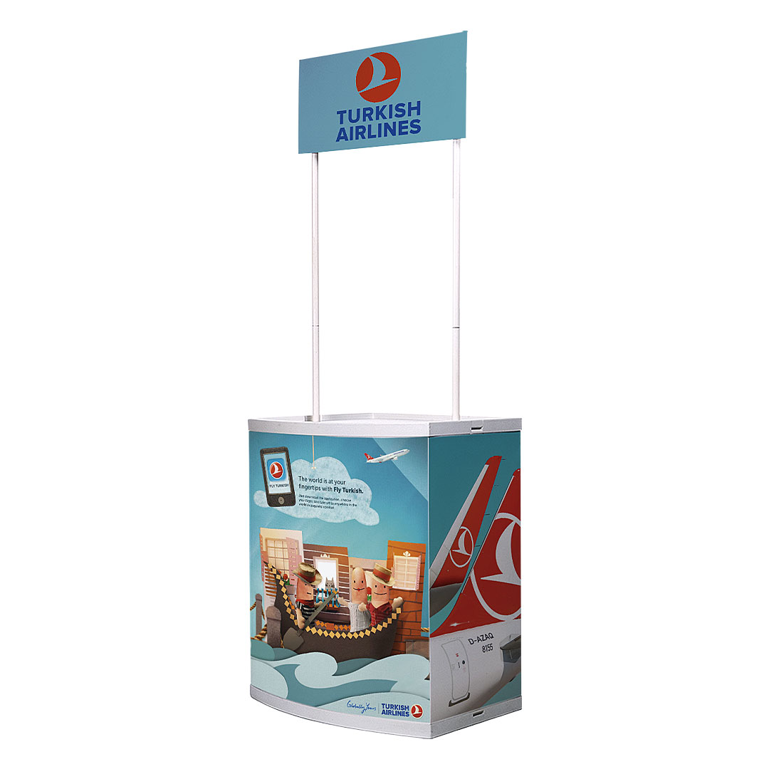 Plastic promo stand