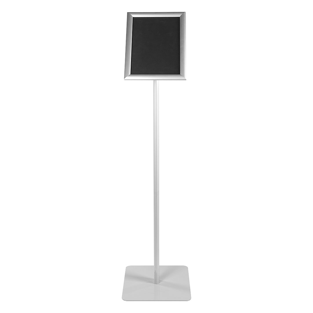 Aluminum poster stand