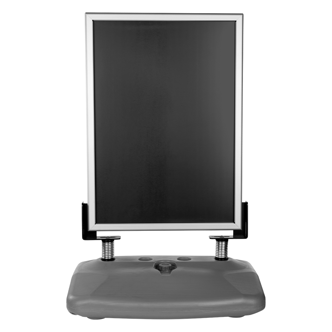 Aluminum poster stand