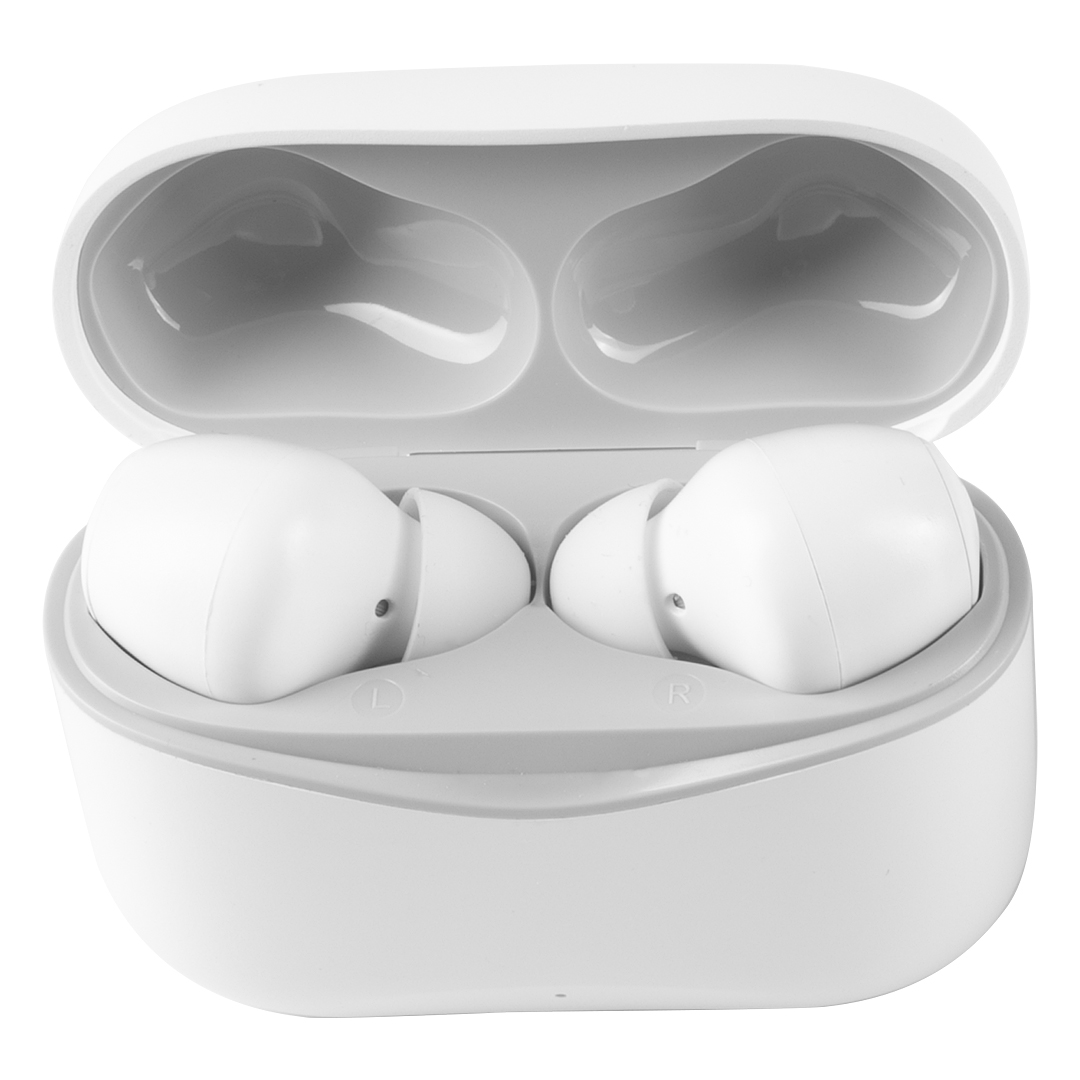 Wireless stereo earbuds