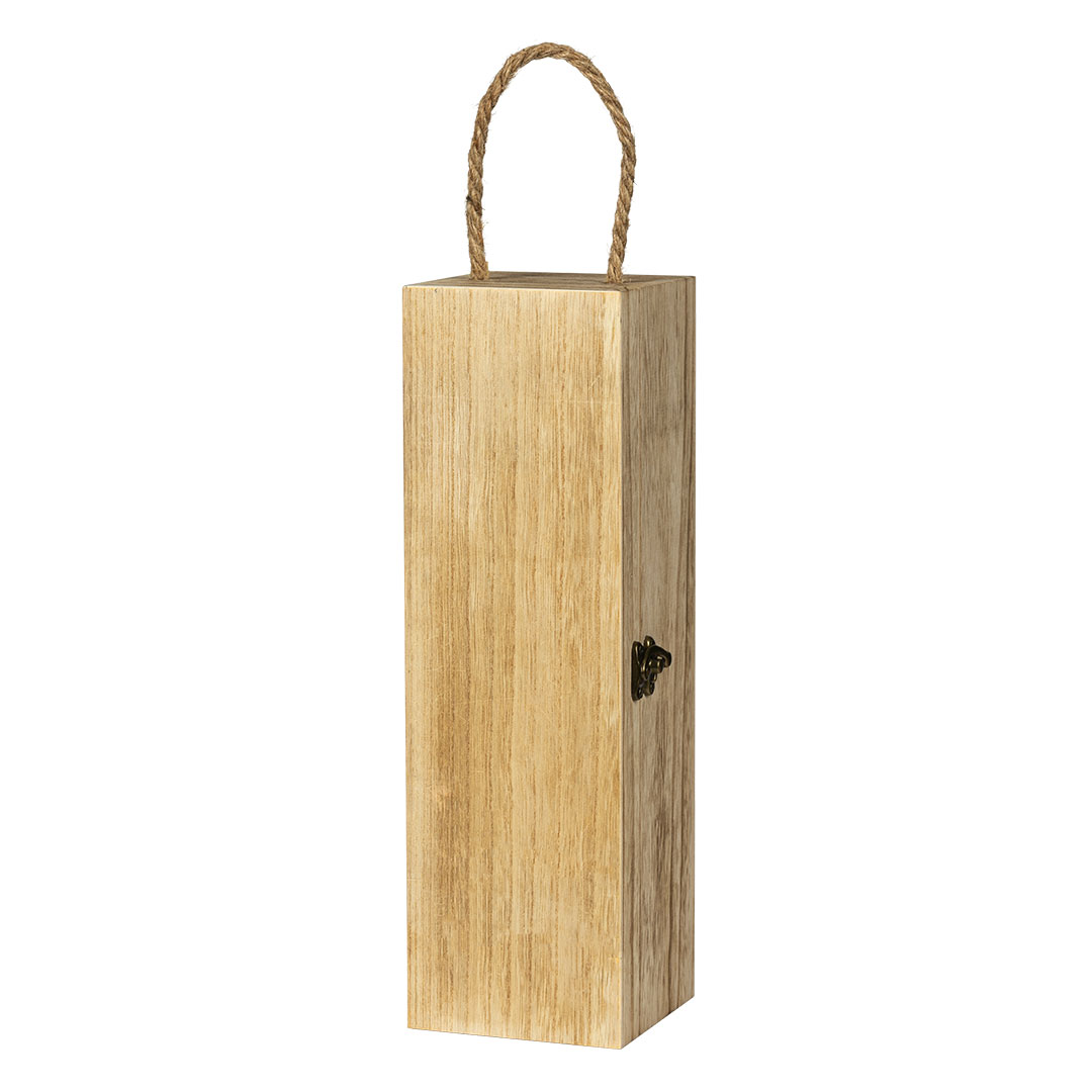 Wooden single bottle gift box