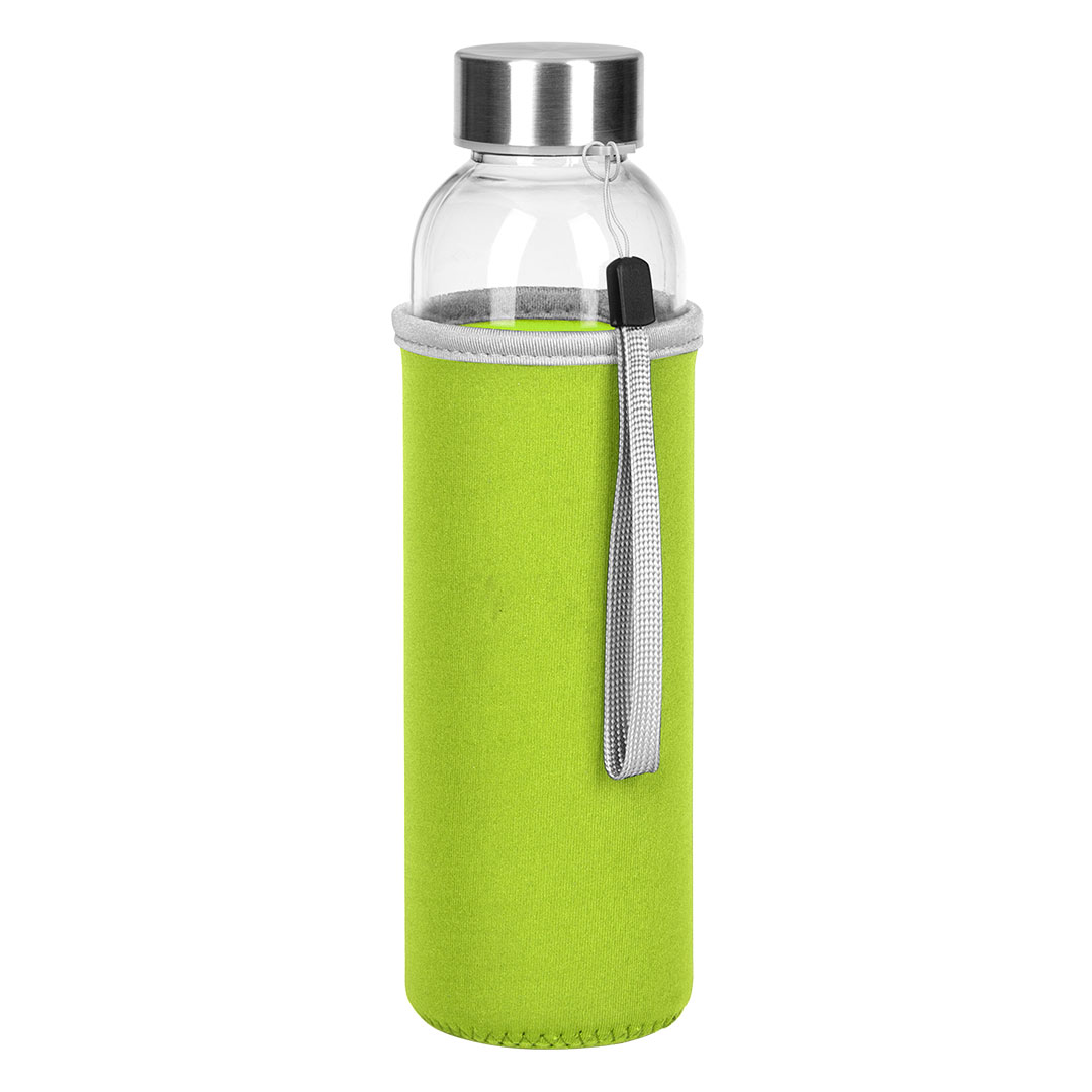 Sports bottle with neoprene pouch, 500 ml