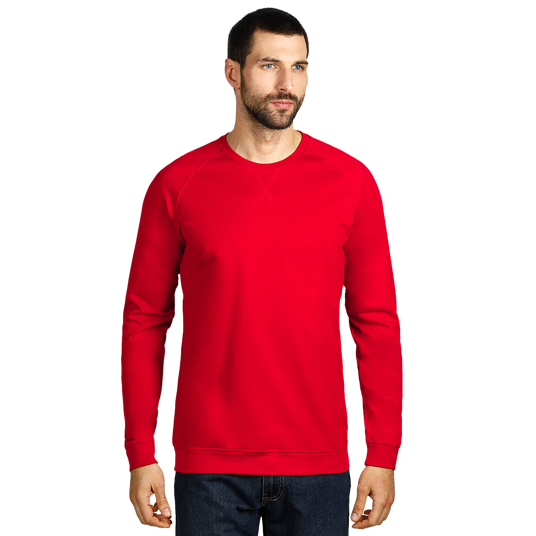 Unisex crewneck sweatshirt with raglan sleeves 