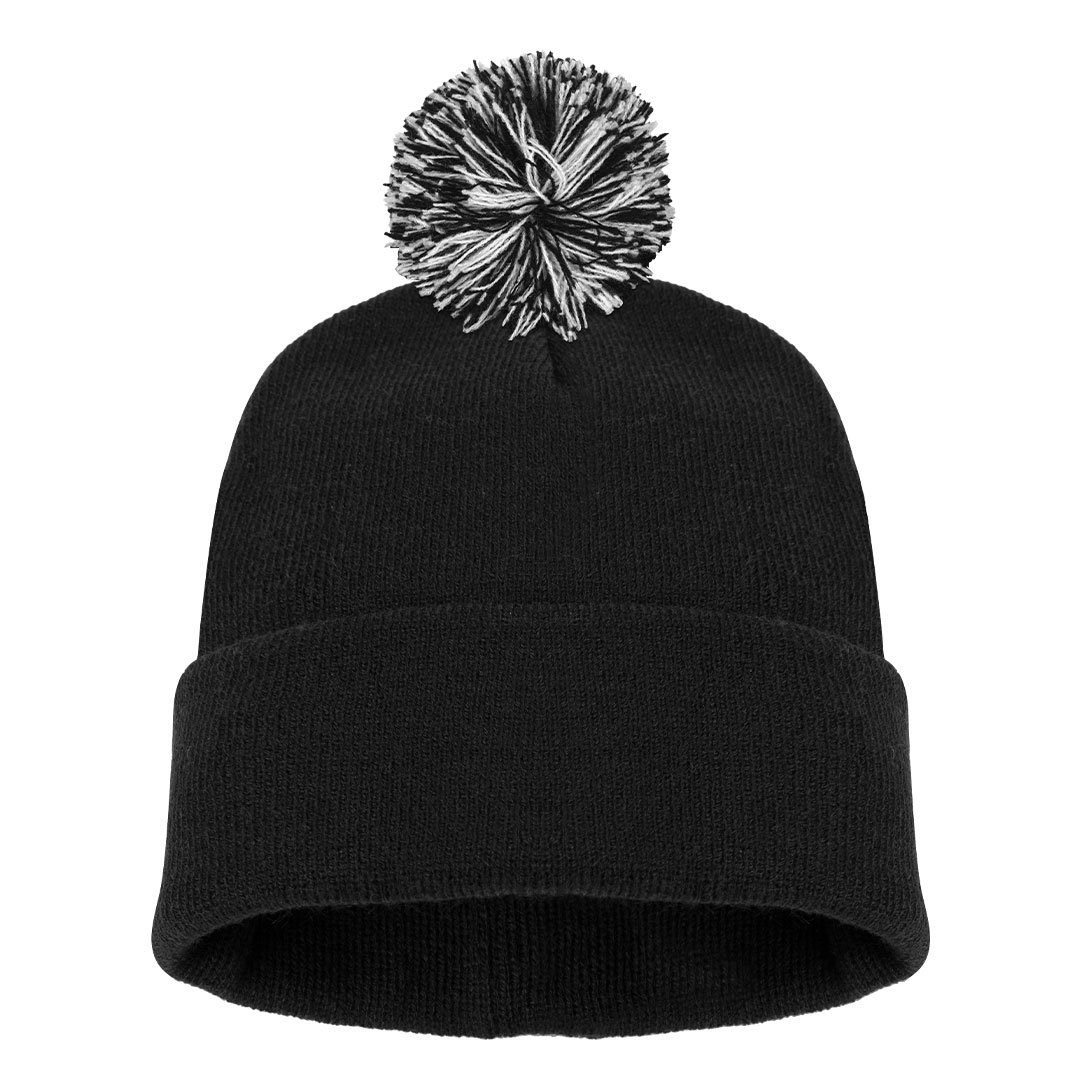 Winter cap with pom pom