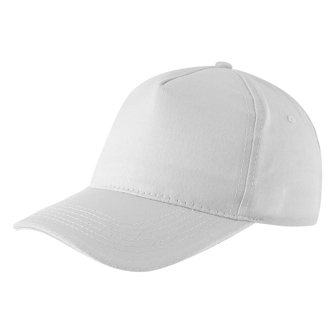 Cap with 5 panels, velcro back closure