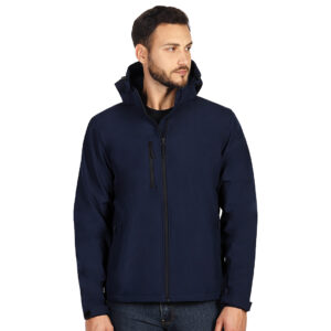 Unisex softshell jacket with detachable hood