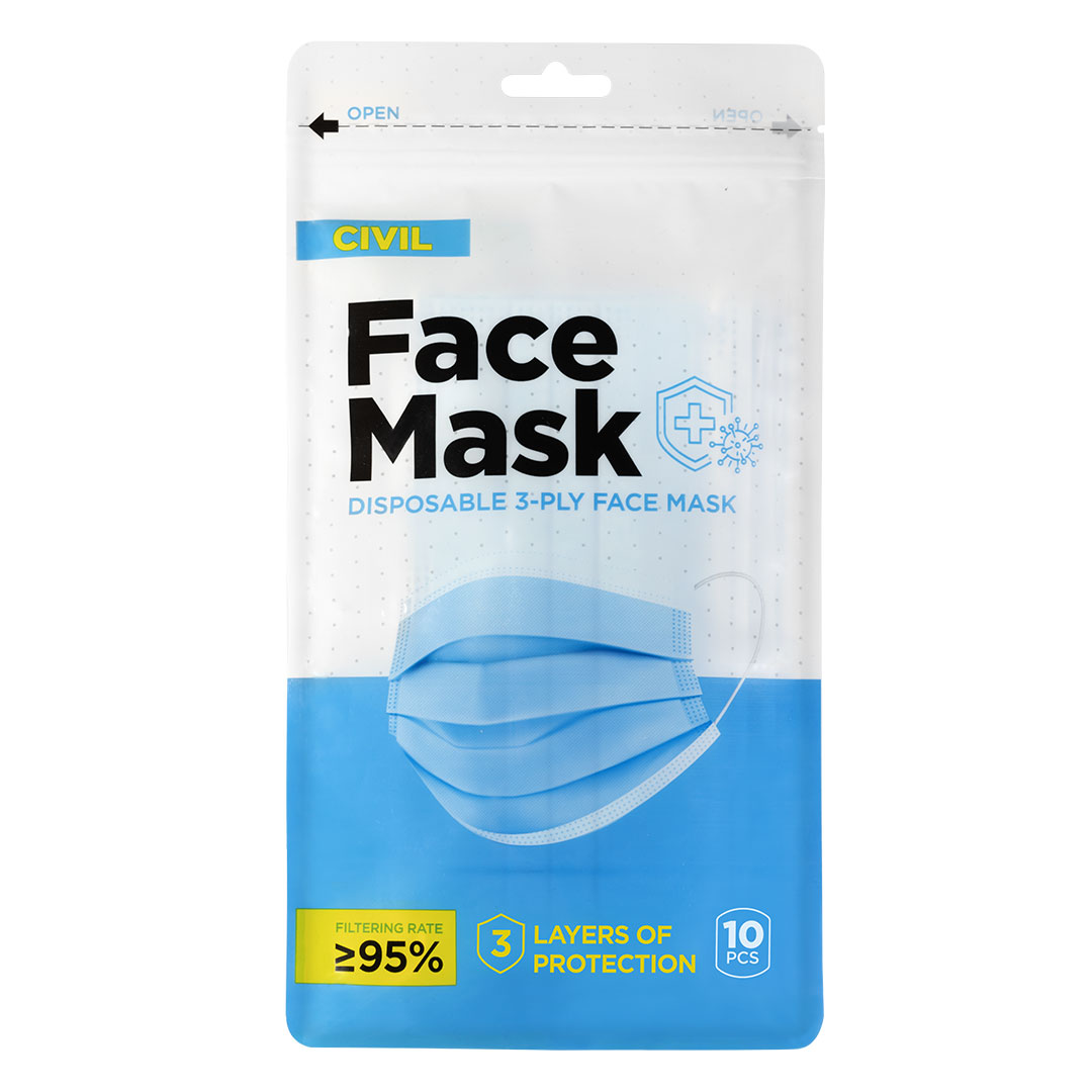 Disposable face mask